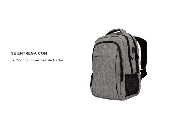 Mochila Resistente al Agua Gadnic MRE1282 Puerto USB Notebook - 5