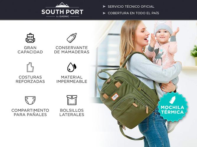 Mochila Maternal South Port Bolso  - 1