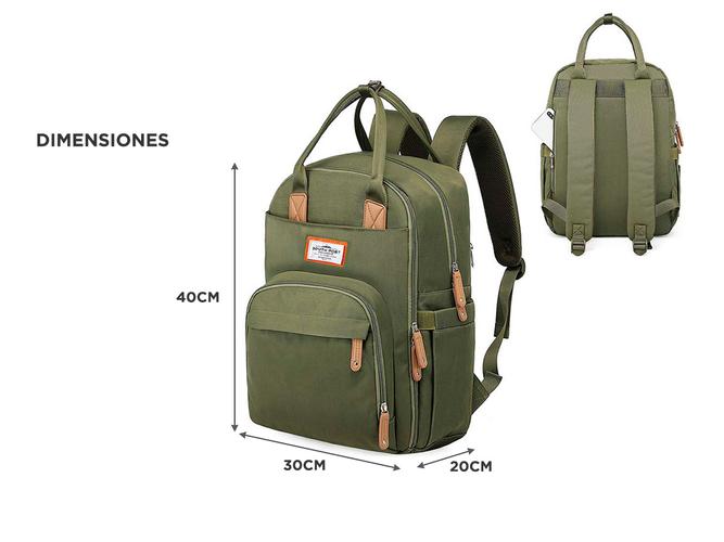 Mochila Maternal South Port Bolso  - 5