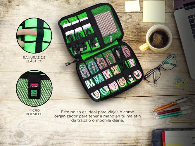 Bolso Organizador de Accesorios Electrónicos Gadnic MCH-0148 Equipo Tecnológico - 2