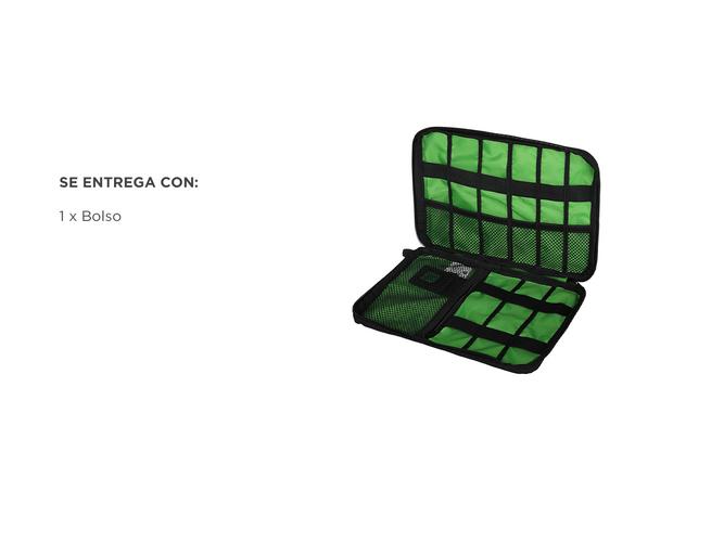 Bolso Organizador de Accesorios Electrónicos Gadnic MCH-0148 Equipo Tecnológico - 4