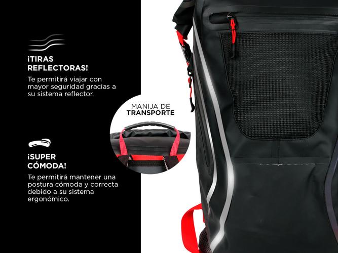 Mochila Para Moto Gadnic MPB-B25 Impermeable 25 Litros - 3