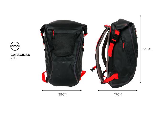 Mochila Para Moto Gadnic MPB-B25 Impermeable 25 Litros - 5