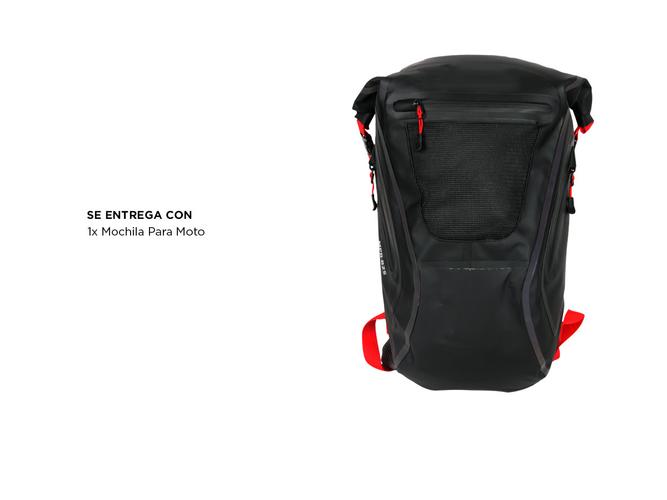 Mochila Para Moto Gadnic MPB-B25 Impermeable 25 Litros - 6