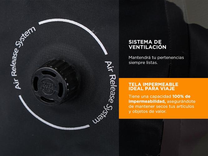 Bolso Estanco South Port Impermeable 60L Ideal Moto Deportes Acuáticos Camping - 3