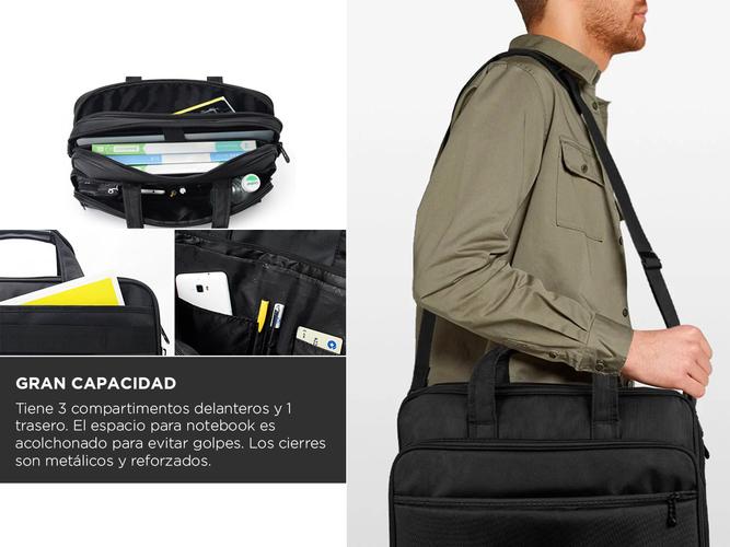 Maletín Portafolio Ejecutivo Gadnic Porta Notebook  - 3