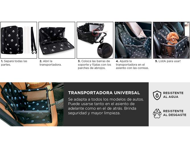 Mochila de Transporte para Mascotas Gadnic Para Auto Seguridad  Usado - 3