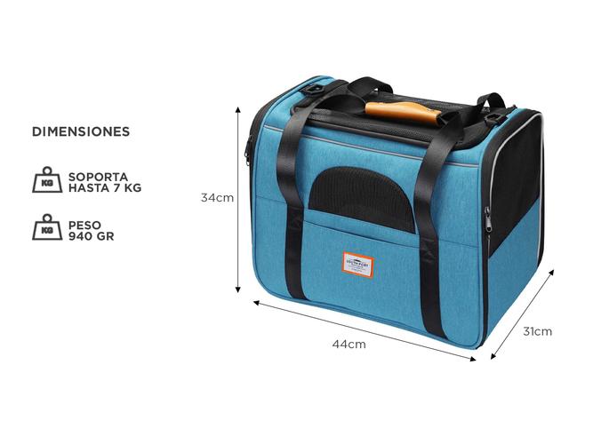 Bolso Transportador Para Mascotas South Port Con Correa - 4