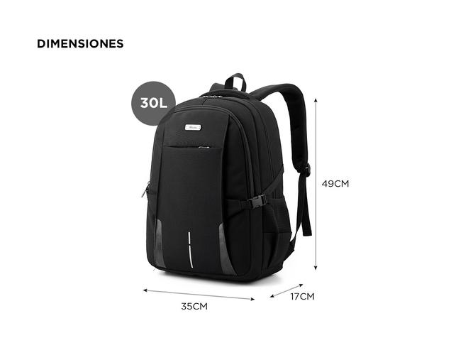 Mochila Impermeable South Port Urbana Acolchonada - 4
