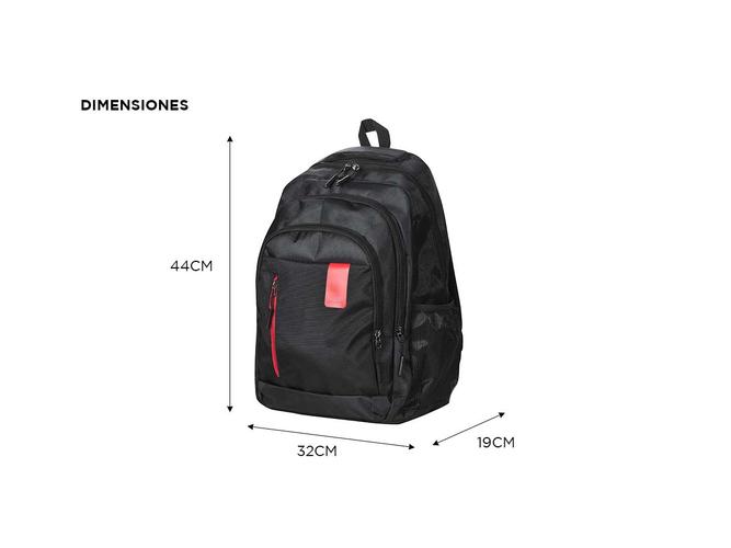 Mochila Gadnic Negro Reforzada Extra Grande - 4