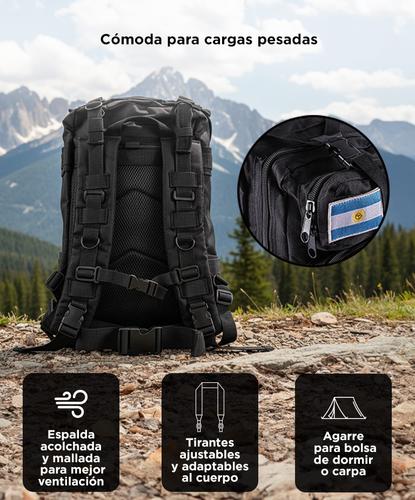 Mochila Táctica Gadnic 25Lts Militar Mochilero Compatible Camelback Compartimentos Varios - 4