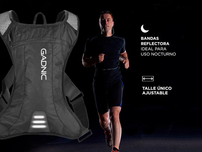 Mochila Hidratante Gadnic Running Impermeable Con Bolsa 2L - 3