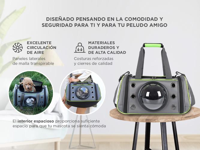 Bolso Transportador de Mascotas Gadnic con Cápsula Ventana 360 - 2
