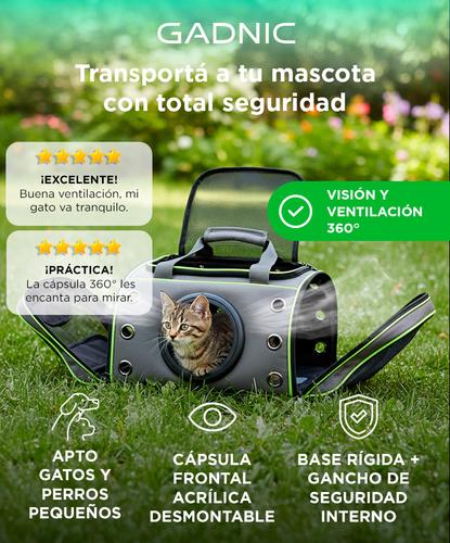 Bolso Transportador de Mascotas Gadnic con Cápsula Ventana 360 - 1