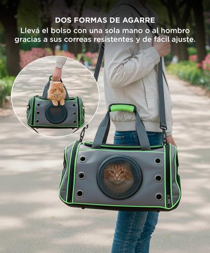 Bolso Transportador de Mascotas Gadnic con Cápsula Ventana 360 - 4