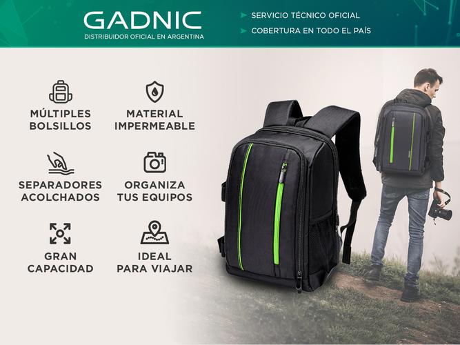 Mochila para Cámara Gadnic con Bolsa Impermeable - 1