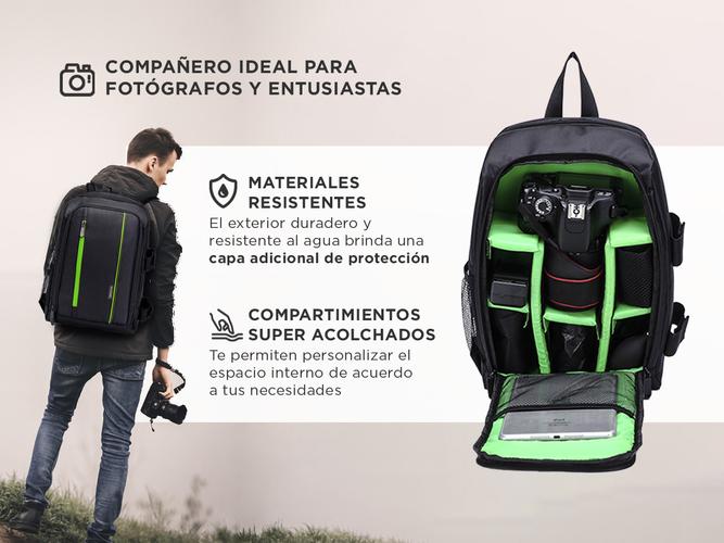 Mochila para Cámara Gadnic con Bolsa Impermeable - 2