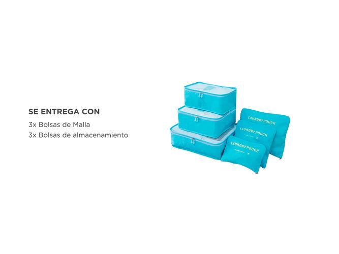 Juego de Bolsas de Viaje de 6 Piezas Gadnic Organizador de Equipaje - 4