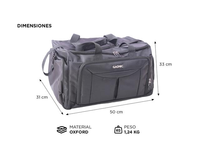 Bolso de Viaje Gadnic Oxford Capacidad de 36L - 4