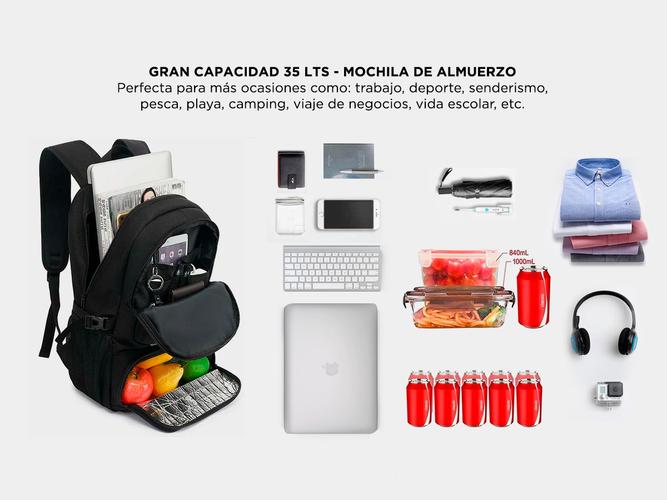 Mochila De Almuerzo Antirrobo Gadnic Notebook 156i - 2