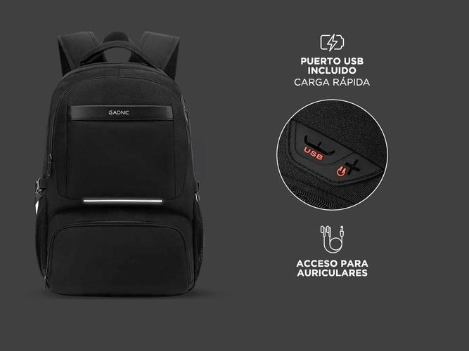 Mochila De Almuerzo Antirrobo Gadnic Notebook 156i - 4