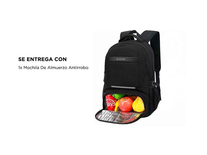 Mochila De Almuerzo Antirrobo Gadnic Notebook 156i - 5
