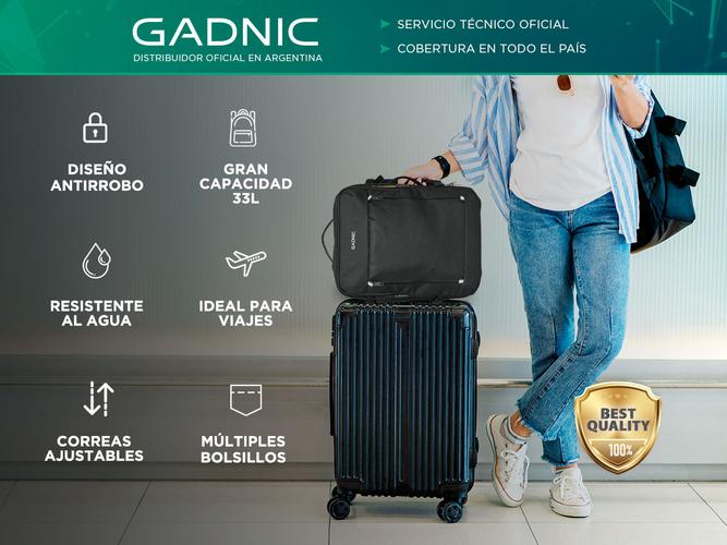 Mochila de Viaje Gadnic Impermeable Antirrobo - 1