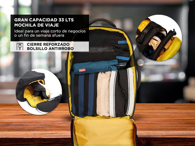 Mochila de Viaje Gadnic Impermeable Antirrobo - 2