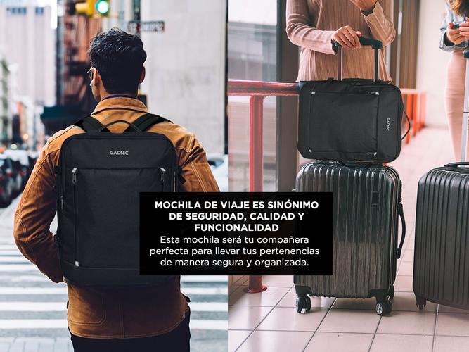 Mochila de Viaje Gadnic Impermeable Antirrobo - 4