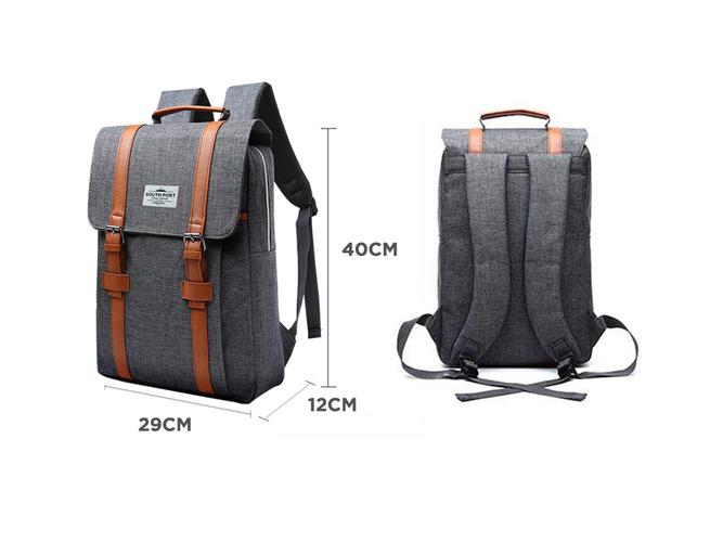 Mochila Elegante South Port Unisex 25L Porta Notebook - 3