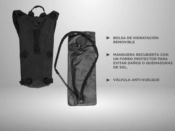 Mochila Táctico Gadnic Hidratante 2,5L Camelback Militar - 2
