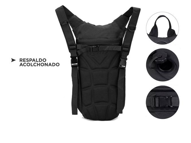 Mochila Táctico Gadnic Hidratante 2,5L Camelback Militar - 4