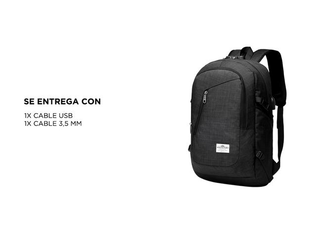 Mochila Antirrobo South Port 35 Litros USB - 5