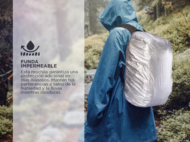 Mochila Impermeable Gadnic MCH400 Ideal Moto Cuatriciclo Bicicleta  - 2
