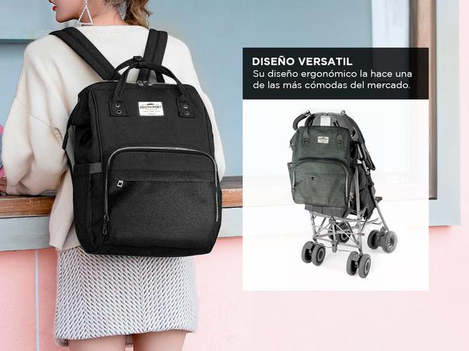 Bolso Maternal South Port S47 By Gadnic con Cambiador Mochila Porta Mamaderas Térmica - 3