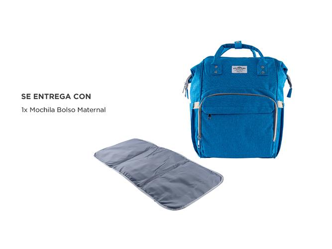 Bolso Maternal South Port S47 By Gadnic con Cambiador Mochila Porta Mamaderas Térmica - 6