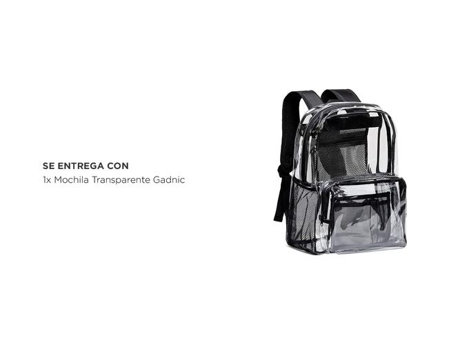 Mochila de PVC Gadnic Bordes Negros - 5