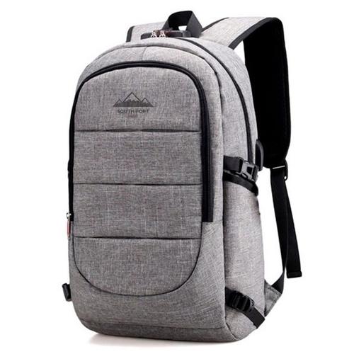 Mochila Porta Notebook South Port Antirrobo USB - 0