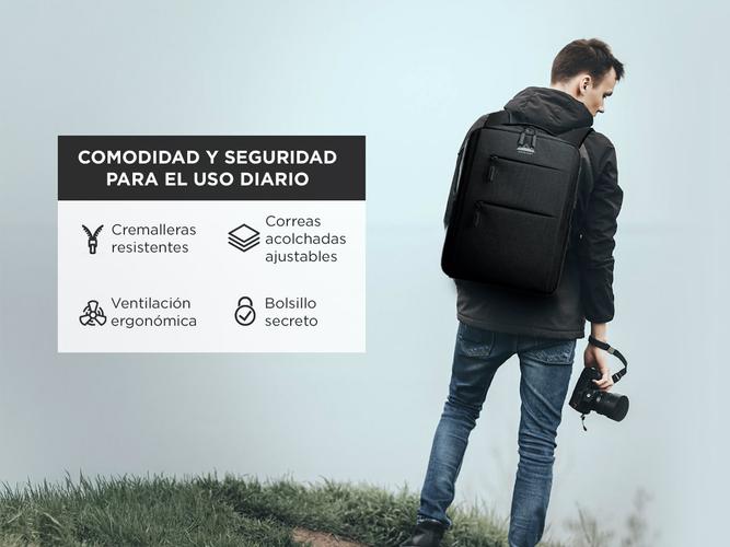 Mochila Con Puerto USB Gadnic Impermeable  - 2