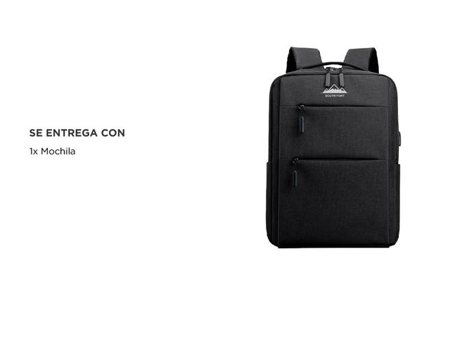 Mochila Con Puerto USB Gadnic Impermeable  - 5