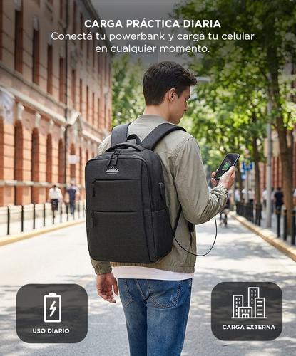 Mochila SouthPort By Gadnic Multifunción Impermeable USB - 2