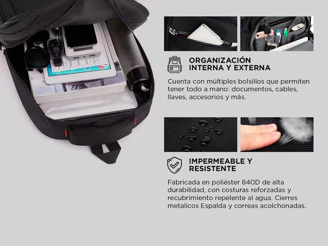 Mochila de Viaje South Port Impermeable - 2
