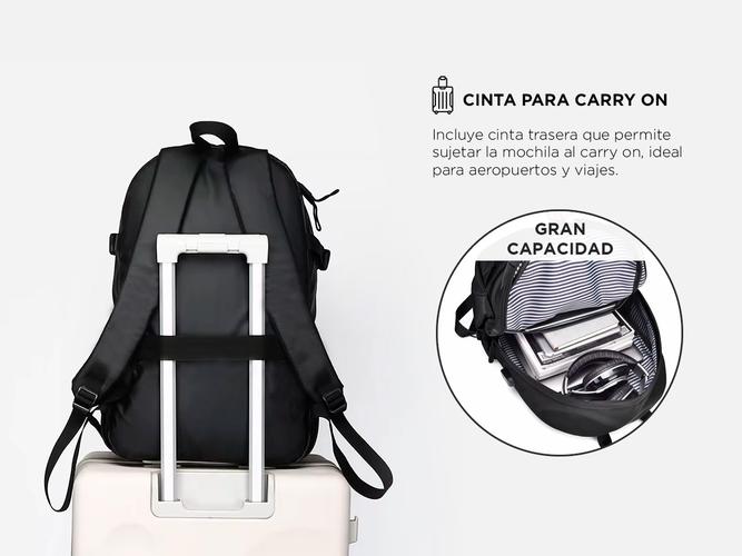 Mochila De Viaje South Port Portanotebook Nylon Resistente - 2