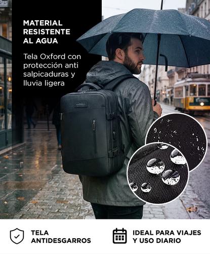 Mochila De Viaje Southport Expandible Carry On 45cm Impermeable - 2