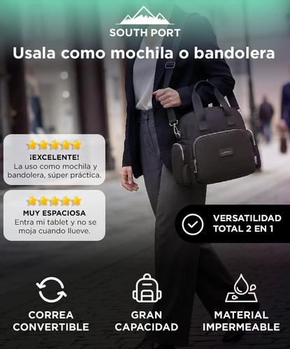 Mochila Bolso Mujer SouthPort Impermeable 2 en 1 Gran Capacidad - 1