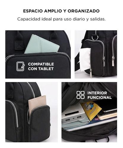 Mochila Bolso Mujer SouthPort Impermeable 2 en 1 Gran Capacidad - 2