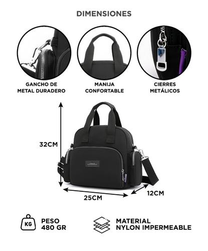 Mochila Bolso Mujer SouthPort Impermeable 2 en 1 Gran Capacidad - 5