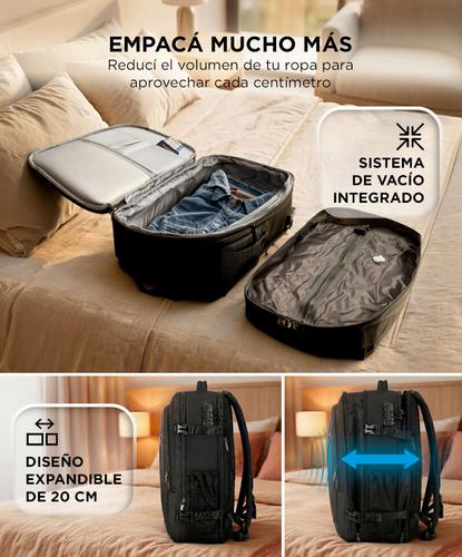 Mochila De Viaje Expandible Gadnic Al Vacío Con Bomba Eléctrica Portátil Correa Para Valija - 2