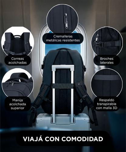 Mochila De Viaje Expandible Gadnic Al Vacío Con Bomba Eléctrica Portátil Correa Para Valija - 4