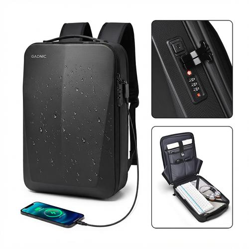 Mochila Rígida Notebook Gadnic 16 pulgadas Antirrobo Impermeable - 0